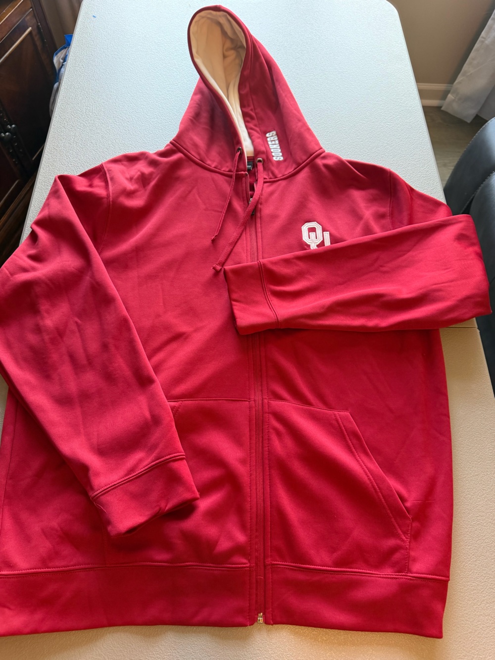 Colosseum men’s Oklahoma Sooners Full-Zip Hoodie Jacket size XXL